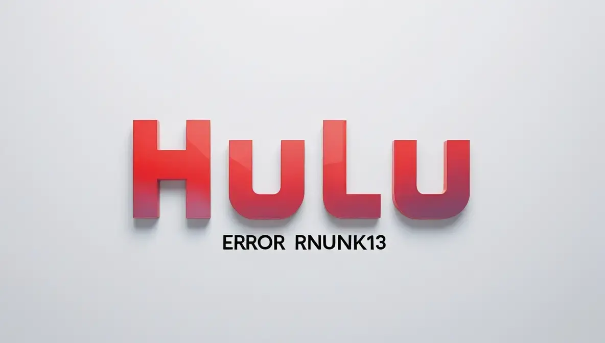 How to Fix Hulu Error RUNUNK13 (Troubleshooting Guide 2025)